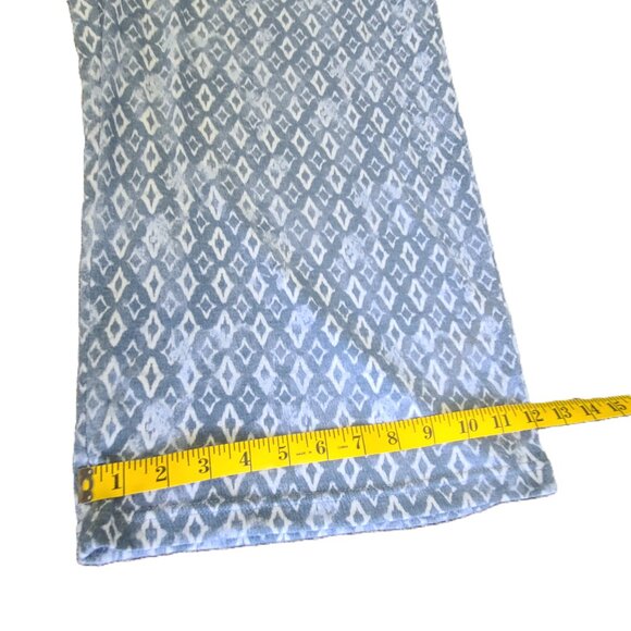 NWT TAHARI 2 Piece Matching Pajama Sleepwear Set XL Blue and White Top and Pants - Picture 15 of 16